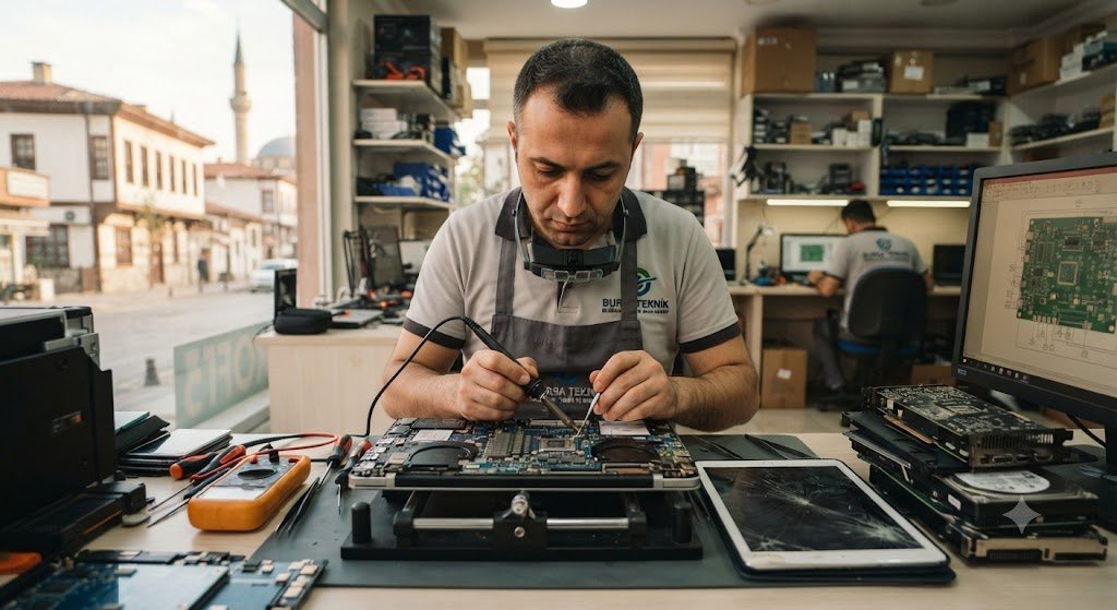 Bursa  Bilgisayar tamiri Laptop tamiri  monitör anakart psu  ekran kartı tamiri  özel teknik servis 